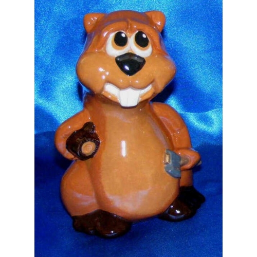 Plaster Molds - Beaver with Hatchet (Bank)